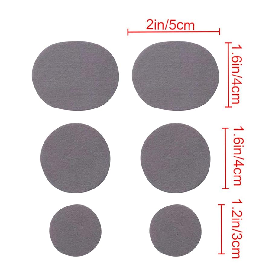 Kit 26 Toppe Adesive Per Riparare Scarpe - Per Talloni, Punte E Buchi - Bianco E Nero - Foto 7