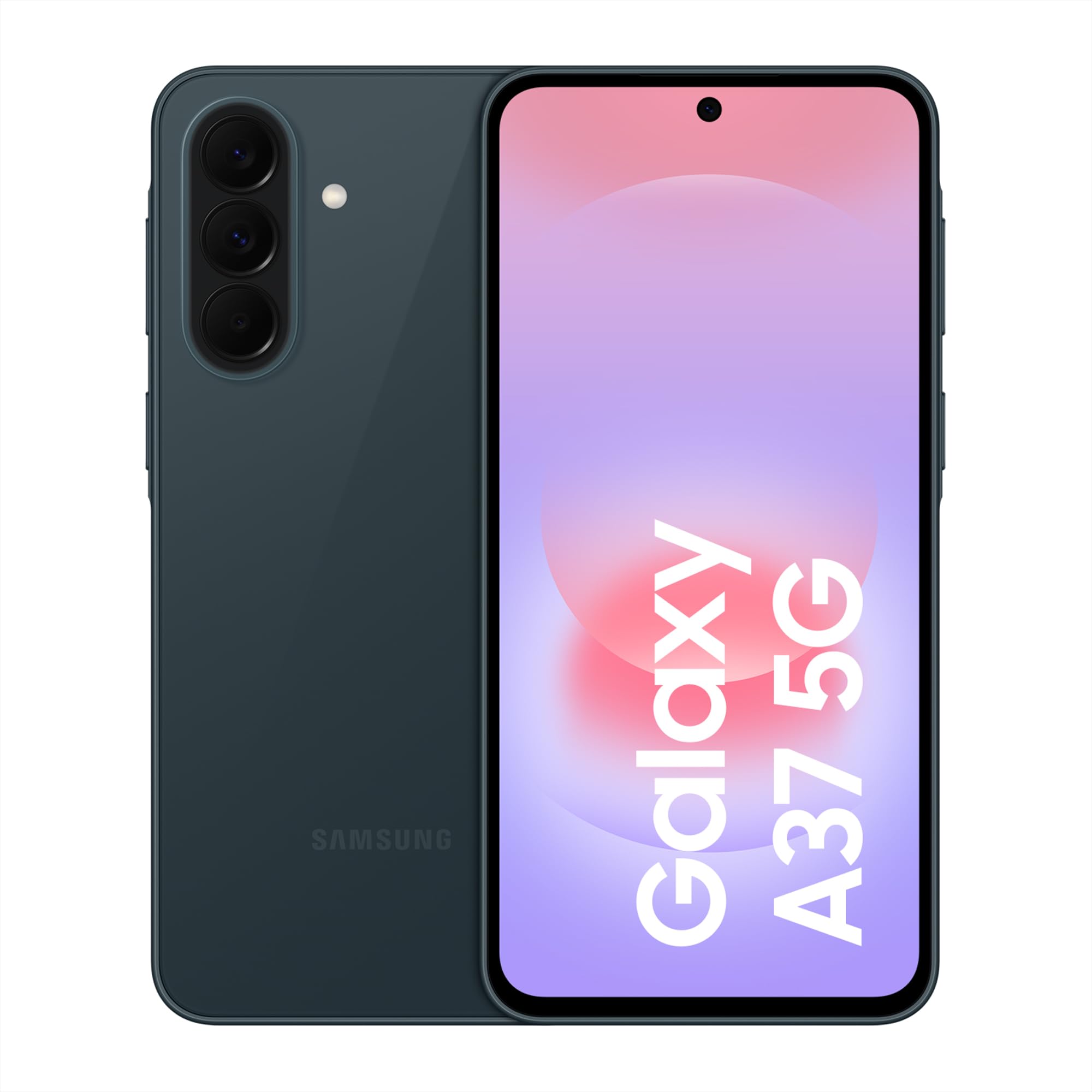 Samsung Galaxy A37 5G, 256GB, Móvil Fino con IA, 8GB, Gran Angular 50MP, Autonomía 2 Días, Batería 5000 mAh, IP68, Garantía del Fabricante 3 Años + 1 Año Extra, Color Verde Oscuro (Versión Española)