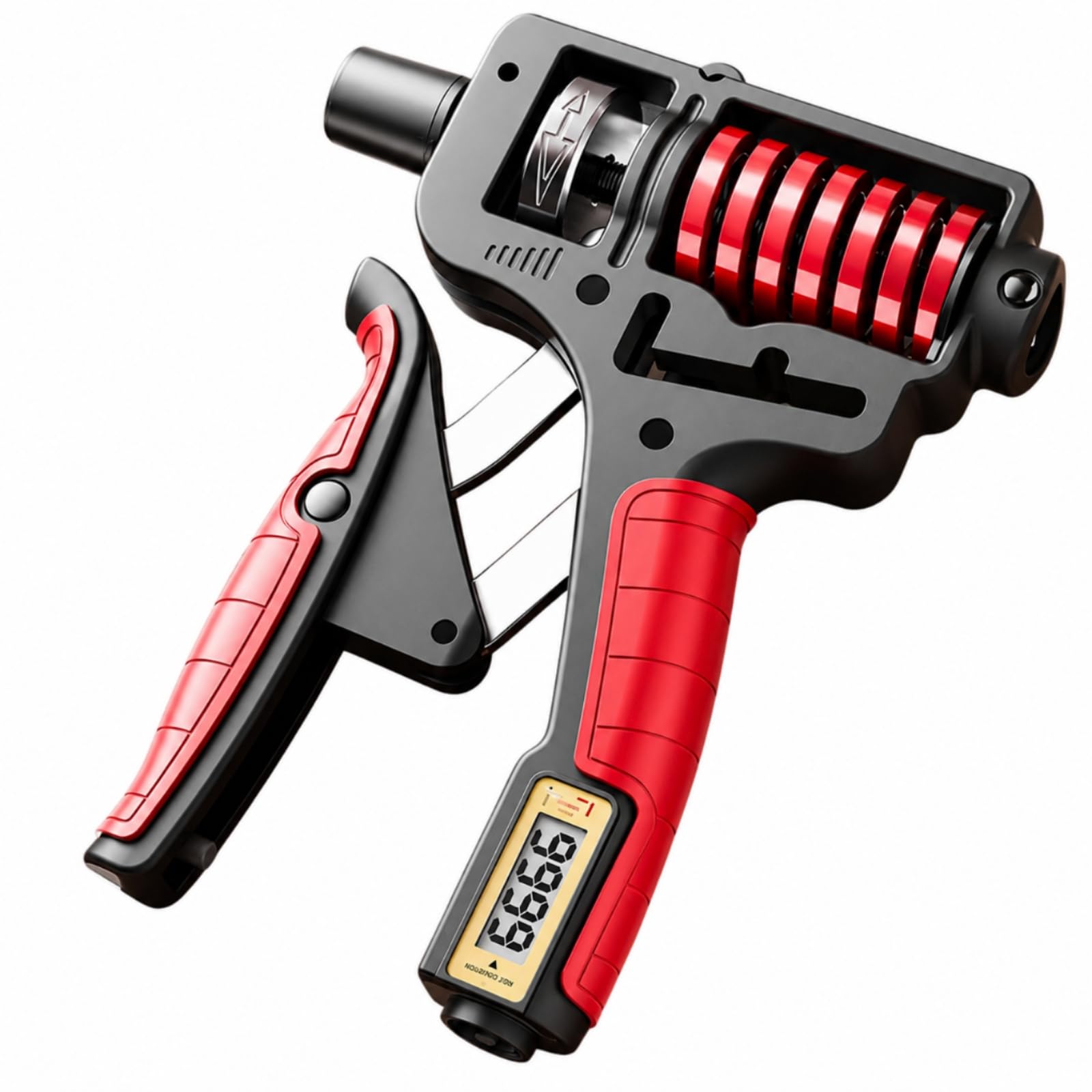 Fortalecedor de Mano Ajustable Ejercitador de Agarre Entrenador de Antebrazo Rehabilitación de Dedos Resistencia, Rojo, style to 5