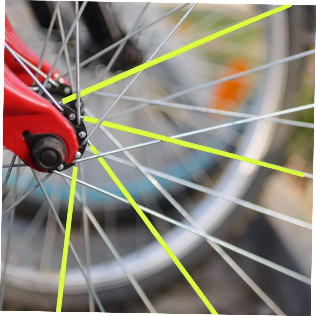 MUELODSIC 72Pcs Covers for Motorcycle and Bicycle Durable Plastic for Enhanced Visibility and Style Fit for Mountain and Road Bikes