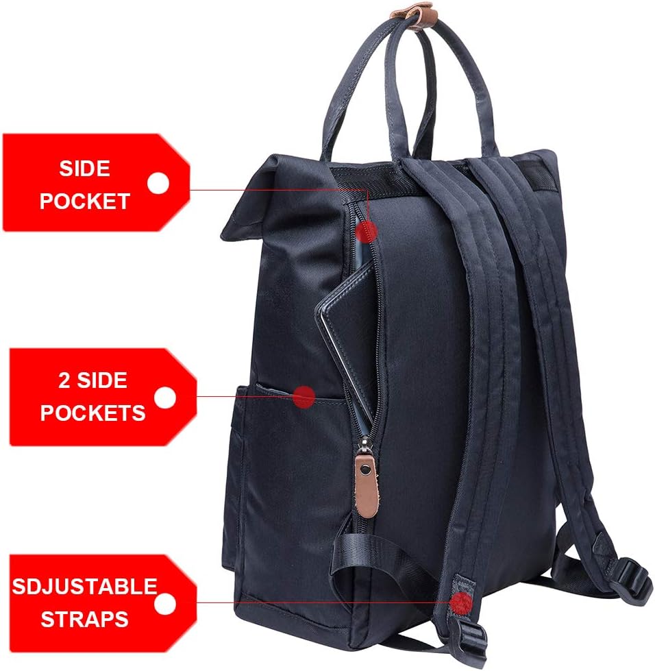 KAUKKO Kf Men's Backpack, Black (k1047), Taille unique, daypack backpack - Image 5