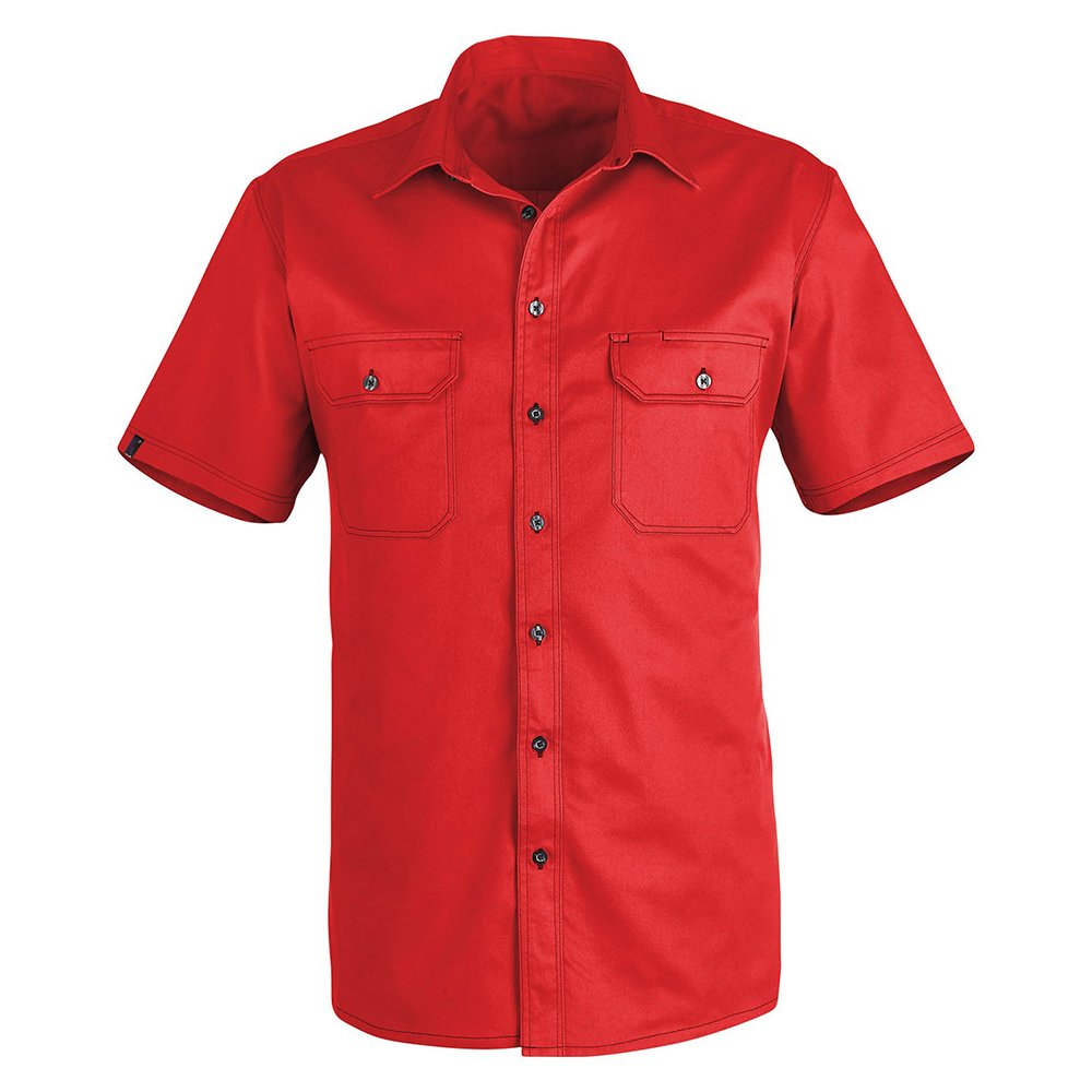 Chemise Kübler rouge S vêtement idéal pour vos activités manuelles et ateliers