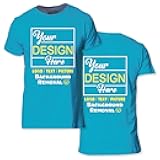 Personalized Image/Text for Your Company/Wedding/Greetings with Digital Printing | Unisex Adult | Custom T-Shirt