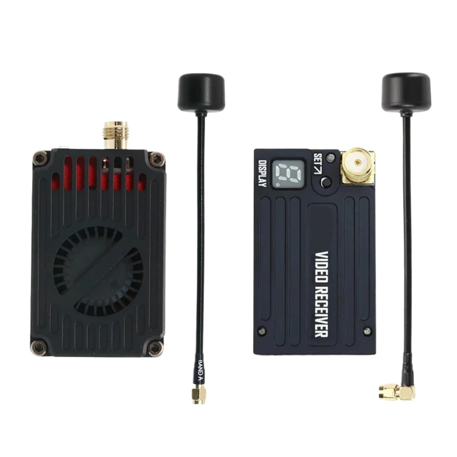 Fpv 3.3G 4W Vtx Transmisor y gafas VRX receptor de vídeo