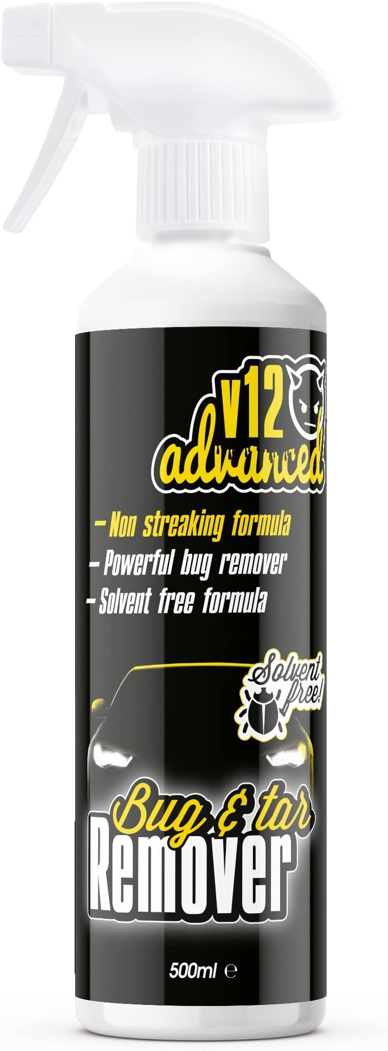 McKlords Ltd V12 Car Products Bug and Tar Remover - 500ml