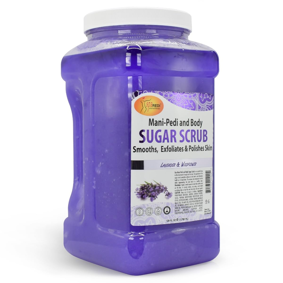 SPA REDISugar Scrub Glow (Lavender & Wildflower, 3.8l)