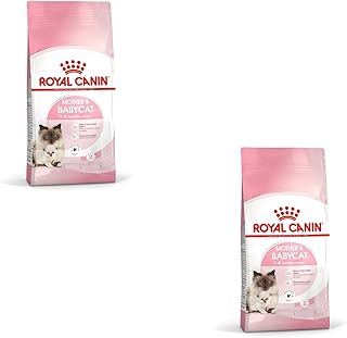 Royal Canin Mother & Babycat Dry Food | Double Pack | 2 x 400 g | For Carrying and Lactating Cats | Complete Food Especially for the Mother Cat and Her Puppies product image