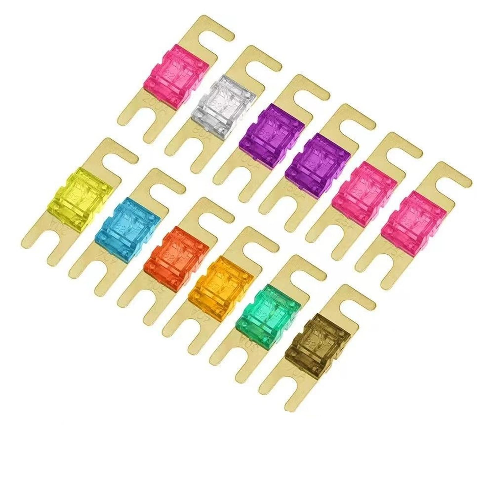 Fusible à boulon en forme de U 80A pour protéger les circuits auto 32V - 6