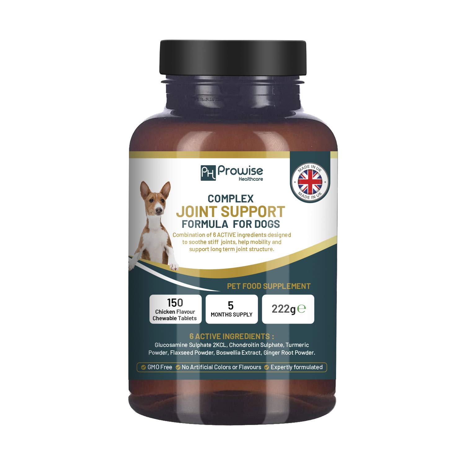 Buy Dog Joint Support Complex Formula Expertly Formulated I 150 Chicken Flavor Chewable Tablets