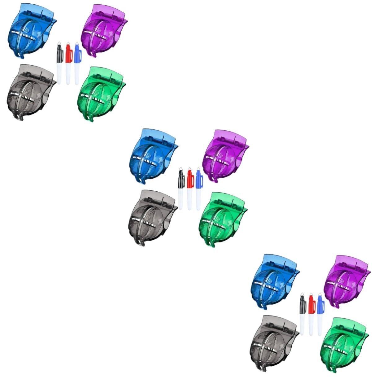 SUPVOX Escriba Poniendo Transatlántico Marcador De Pelota De Golf Herramienta De Marcador De Línea De Pelota De Golf Clip De Alineación De Golf Accesorios De Golfs El Plastico