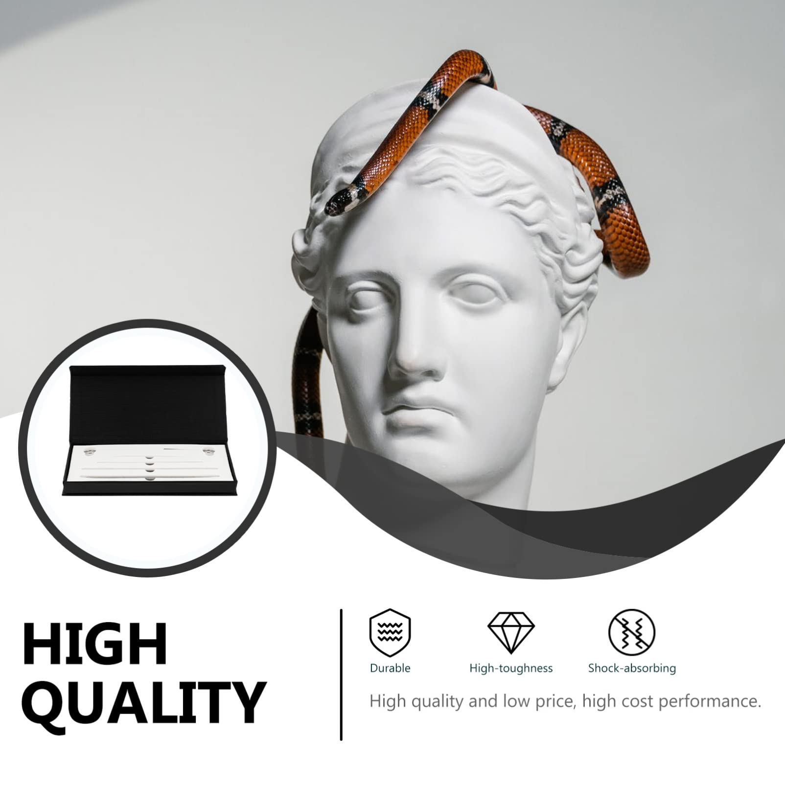 BESPORTBLE 3sets Strumenti Acciaio Inossidabile per La Determinazione del delle Accessori per Rettili Facile da Usare e Portatile Sonda Professionale per Identificazione di Maschi e Femmine