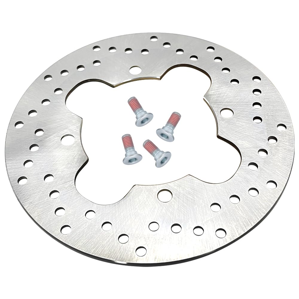 Disco de freno trasero con espárrago compatible con Honda TRX400EX Sportrax 1999-2008 TRX400X 2009 2012-2014 43251-HN1-003 90105-MK5-000