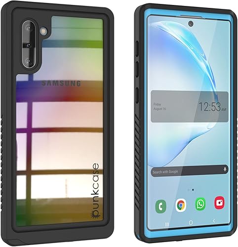Punkcase Funda impermeable Note 10 Serie Extrema Slim Fit Certificado IP68 A prueba de golpes Resistente a la suciedad a prueba de nieve Funda de