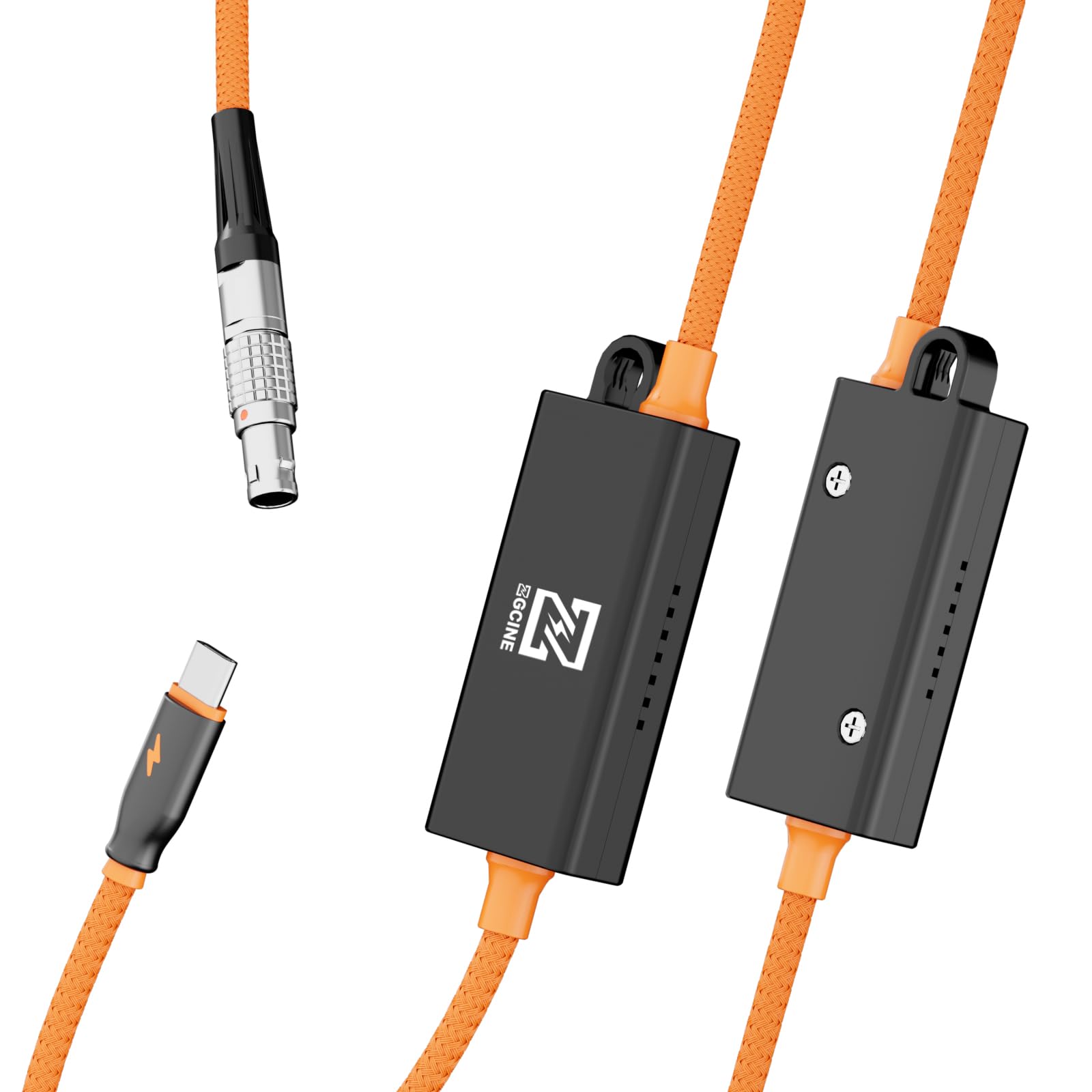 ZGCINE Lemo kabel zasilający 2-pinowy do USB-C PD do kamer - dwukierunkowy