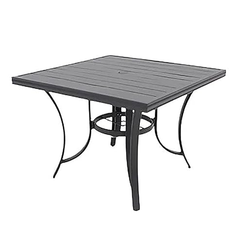 Four Seasons Courtyard Palermo Aluminum Slat Top Outdoor Square Patio