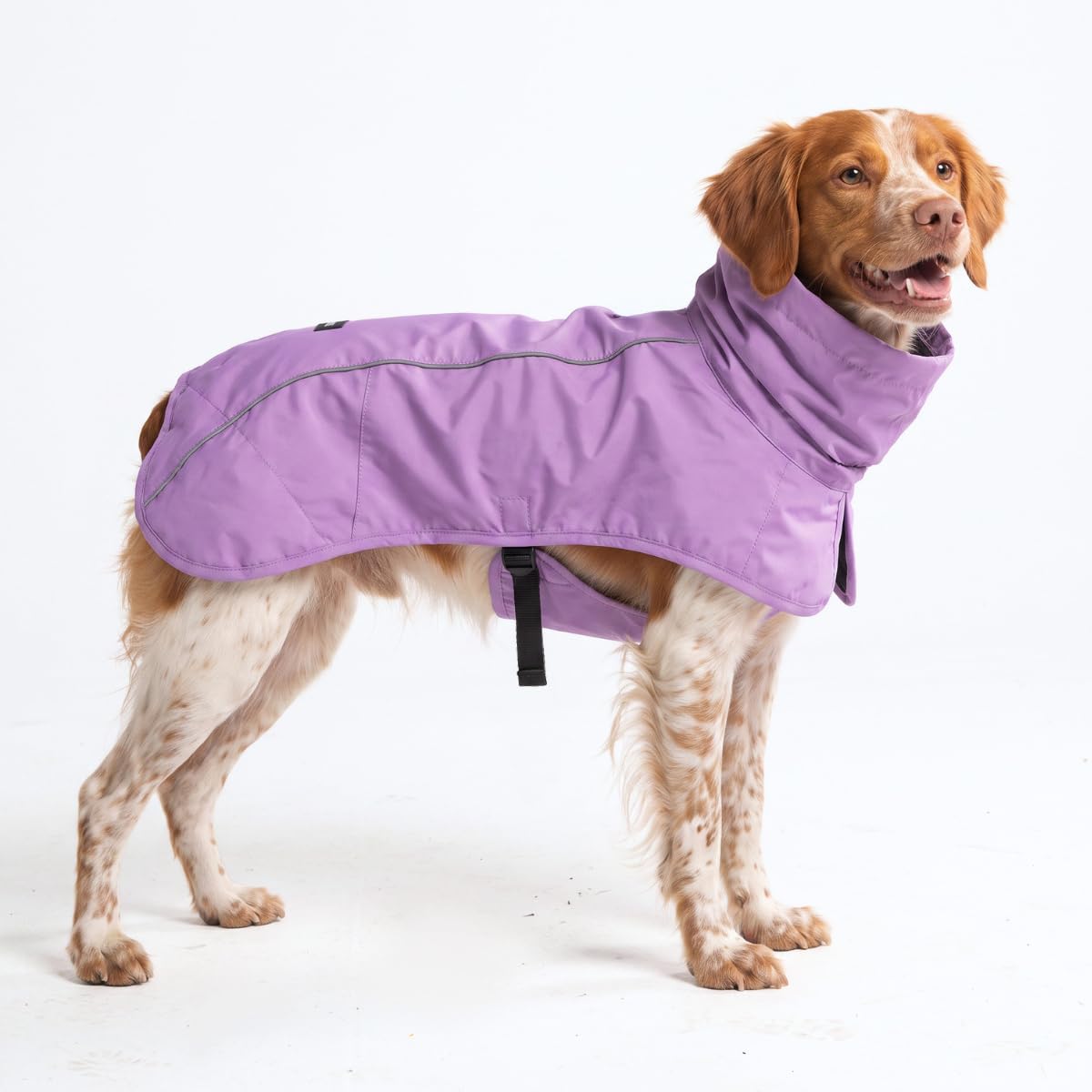 Spark Paws Dog Raincoat - Waterproof Rain Jacket w/Hood, Full Coverage