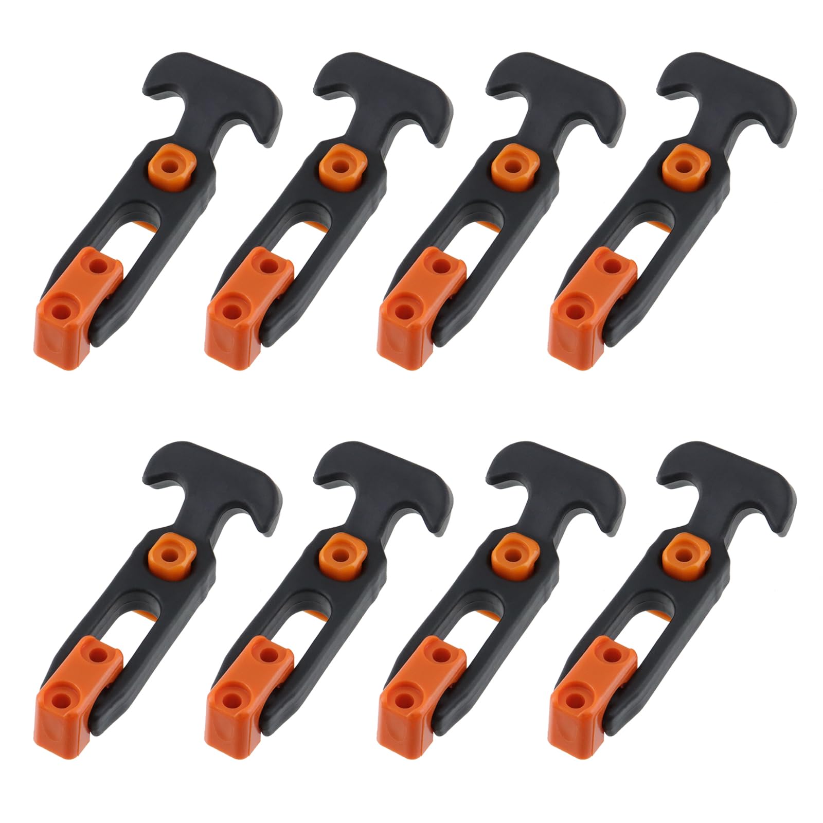 T Tulead Rubber Draw Latch T Handle Orange Cooler Latches 8PCS