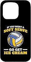 Vista 14 de iPhone 16 If You Want A Soft Serve Go Get Ice Cream Girl Volleyball Case