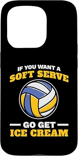 Miniatura 14 de iPhone 16 If You Want A Soft Serve Go Get Ice Cream Girl Volleyball Case