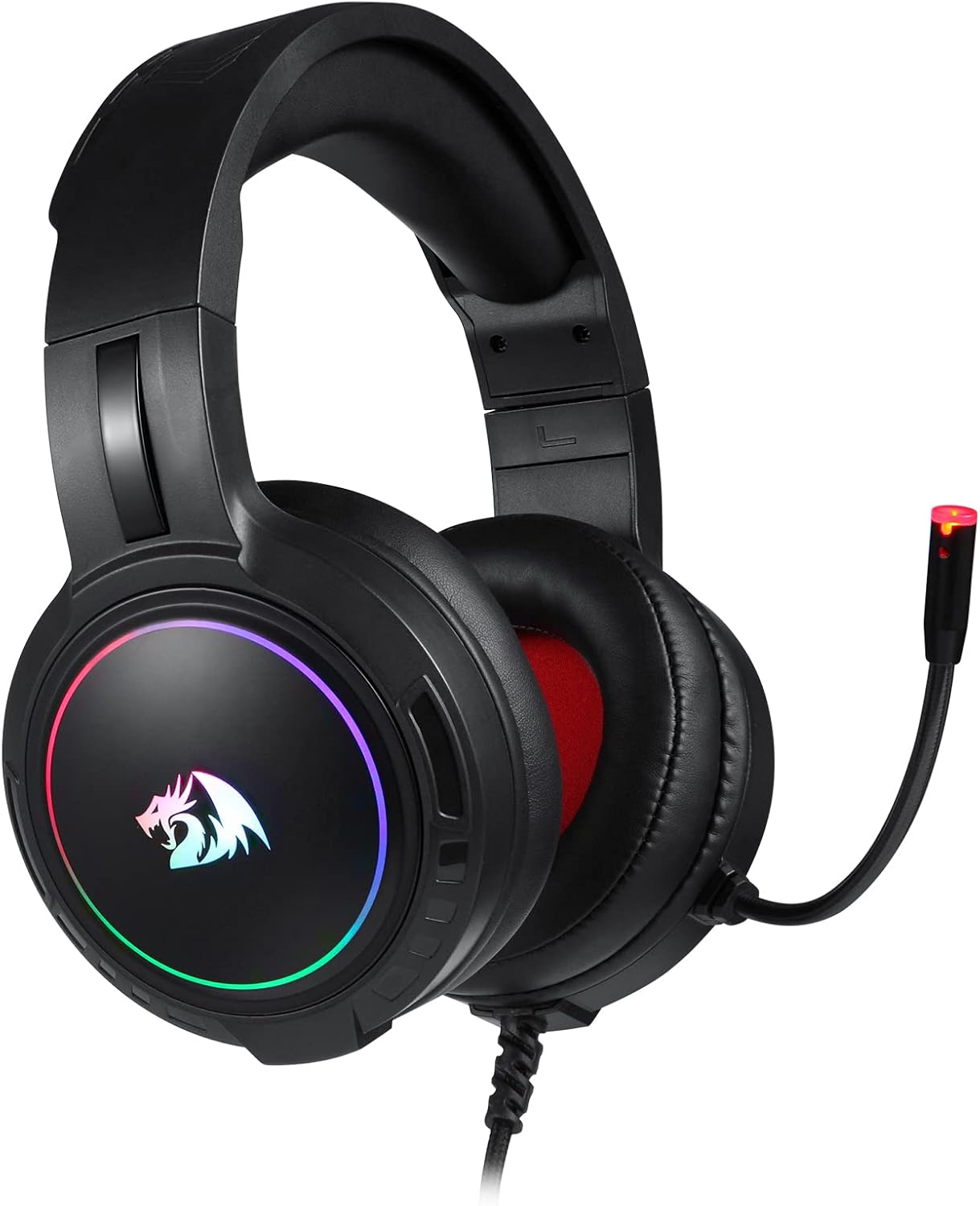Redragon H270 RGB Gaming Headset with Microphone, Wired, Compatible