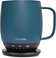 Vista 11 de Nextmug - Taza de café autocalentable con control de temperatura (negro, 14 onzas)