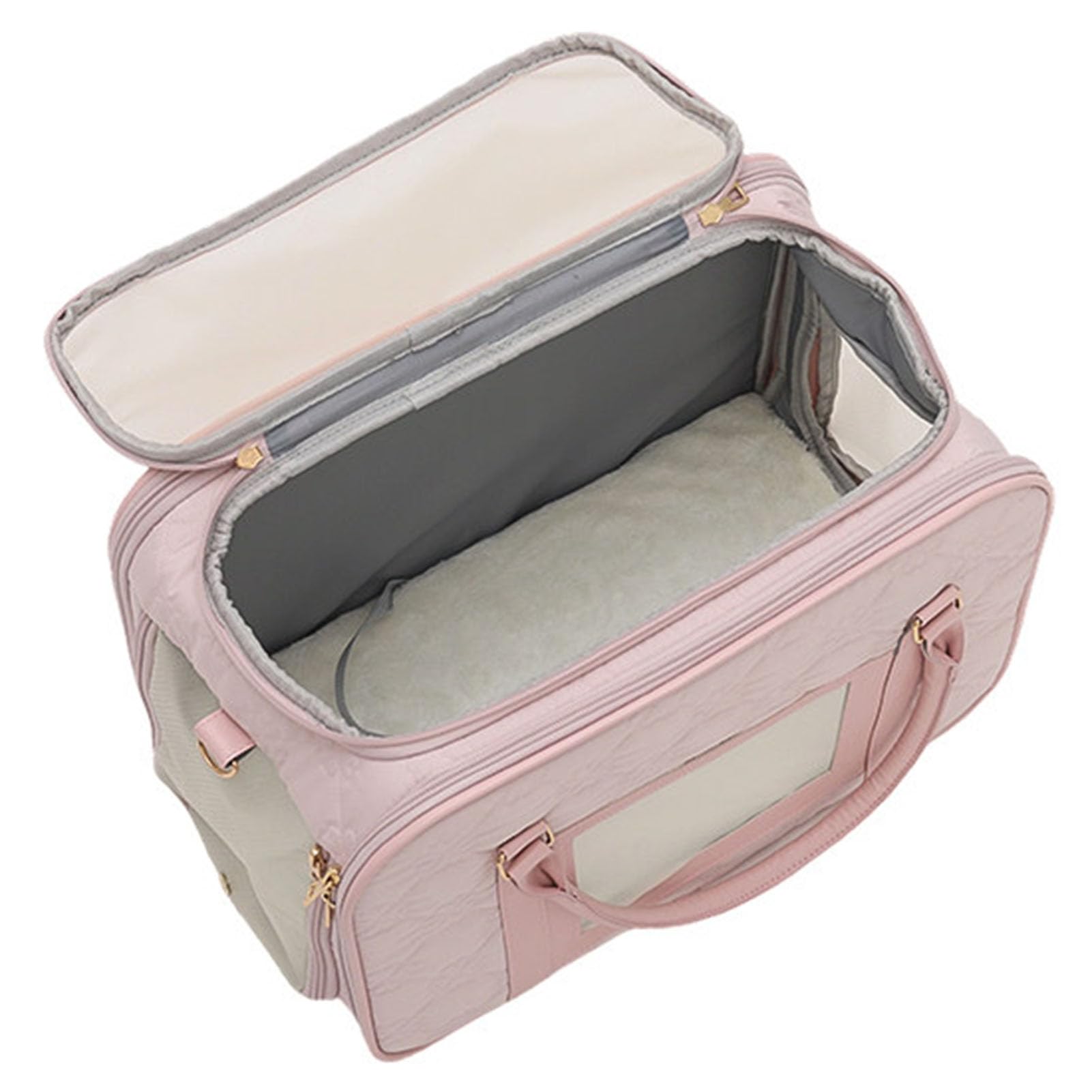 Generic Trasportino per Animali Domestici con Lato Morbido Pieghevole Gonfio con Cuscino Fino a 22 Libbre per Cani di (Para gatos de menos de 10 kg o perros menos)