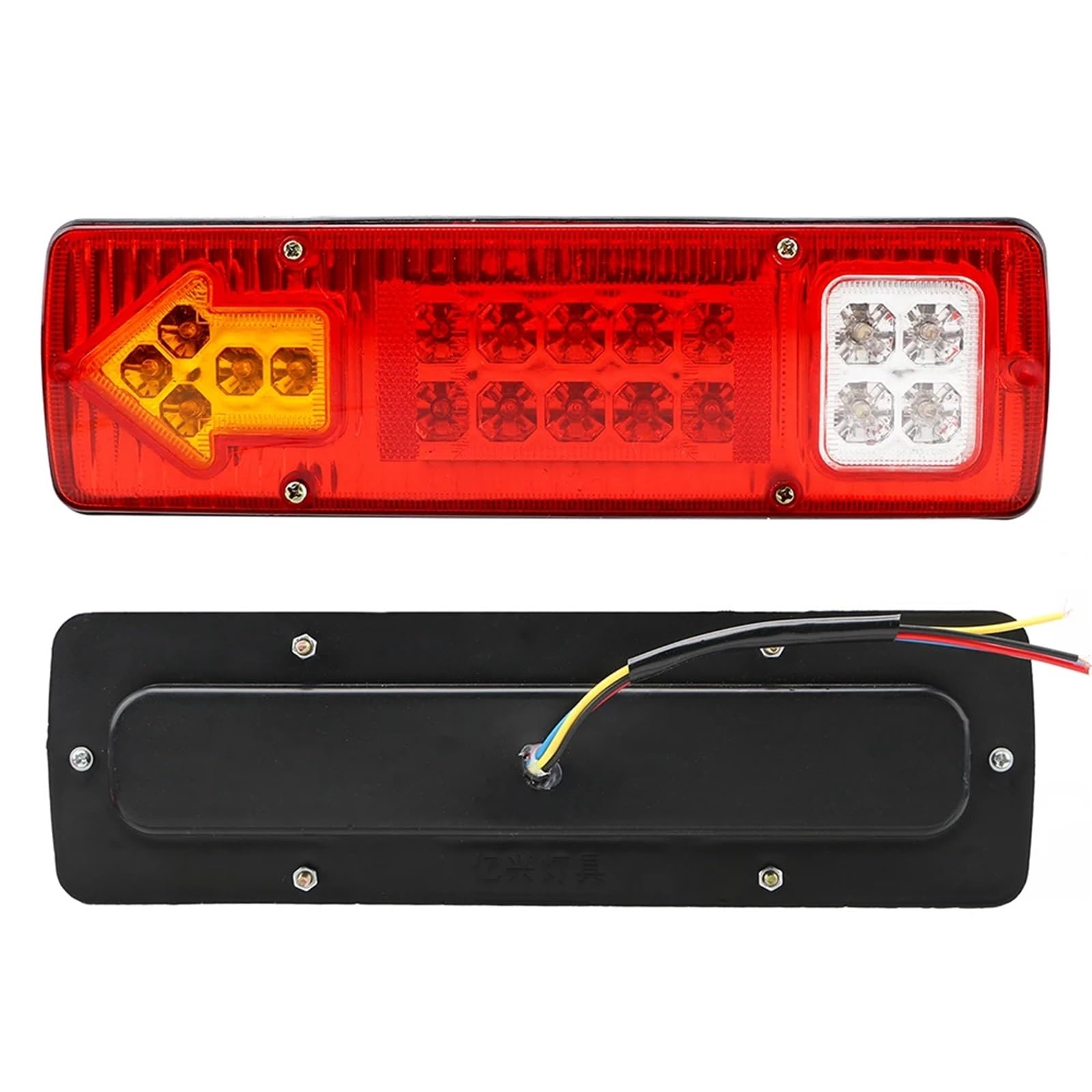 Halogen światła Tylne światła LED, montaż świateł samochodowych, światła stopu do przyczep, ciężarówek, łodzi, ciężarówek, świateł cofania 12 V 24 V(12V)