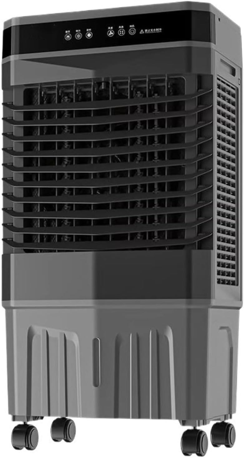 IEOWY Portable Evaporative Air Cooler with 3 Speeds, 12H Timer, and Water Tank for Garage, Commercial, and Industrial Use
