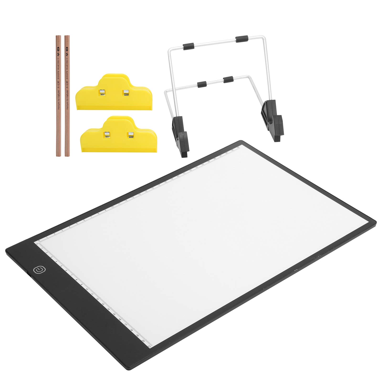 Planche à Dessin Portable A4 LED – Luminosité Réglable avec Lumière Respectueuse des Yeux, Accessoires Inclus pour l'art, la Calligraphie Et Les Croquis