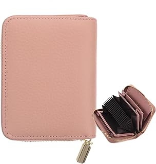 HONMEET Carteira Porta-Cartões De Couro Carteiras De Couro Masculino Bolsa De Couro Genuíno Bolsa Porta-Crédito Porta-Moedas Porta-Cartões Porta-Cartões De Grande Capacidade Porta-Cartões