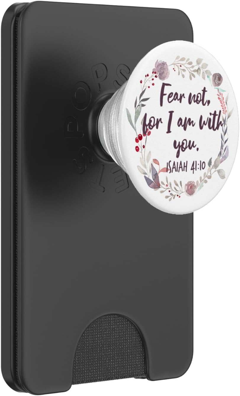 Isaiah 41:10 Bible Verse Christian Faith Inspiring Quote PopSockets PopWallet for MagSafe