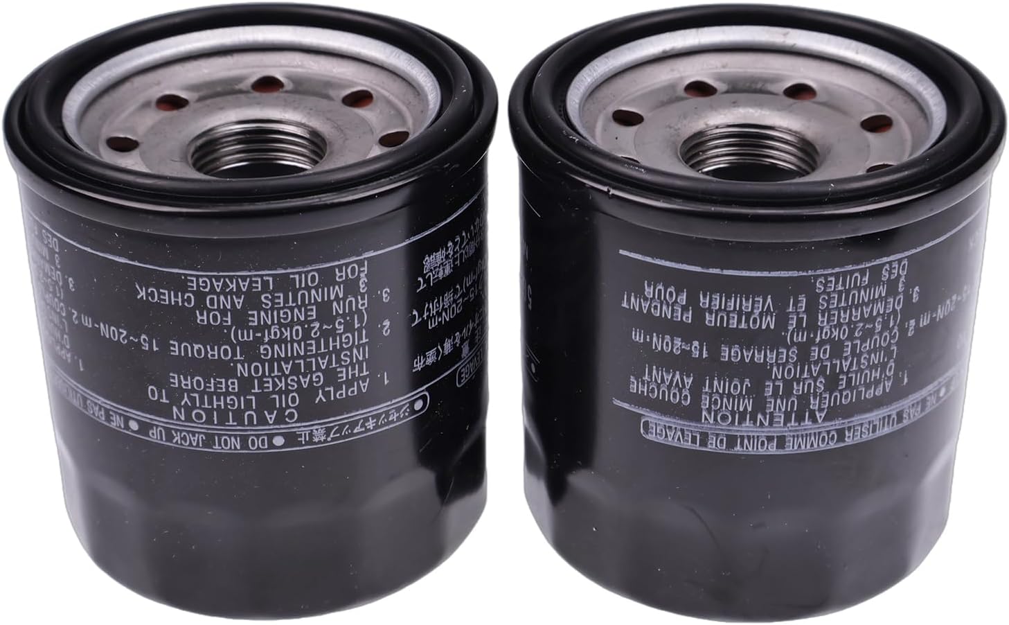New 2PCS Oil Filter 5GH-13440-00-00 5GH-13440-30-00 Compatible With Yamaha F115 F100 F90 F75 Outboard