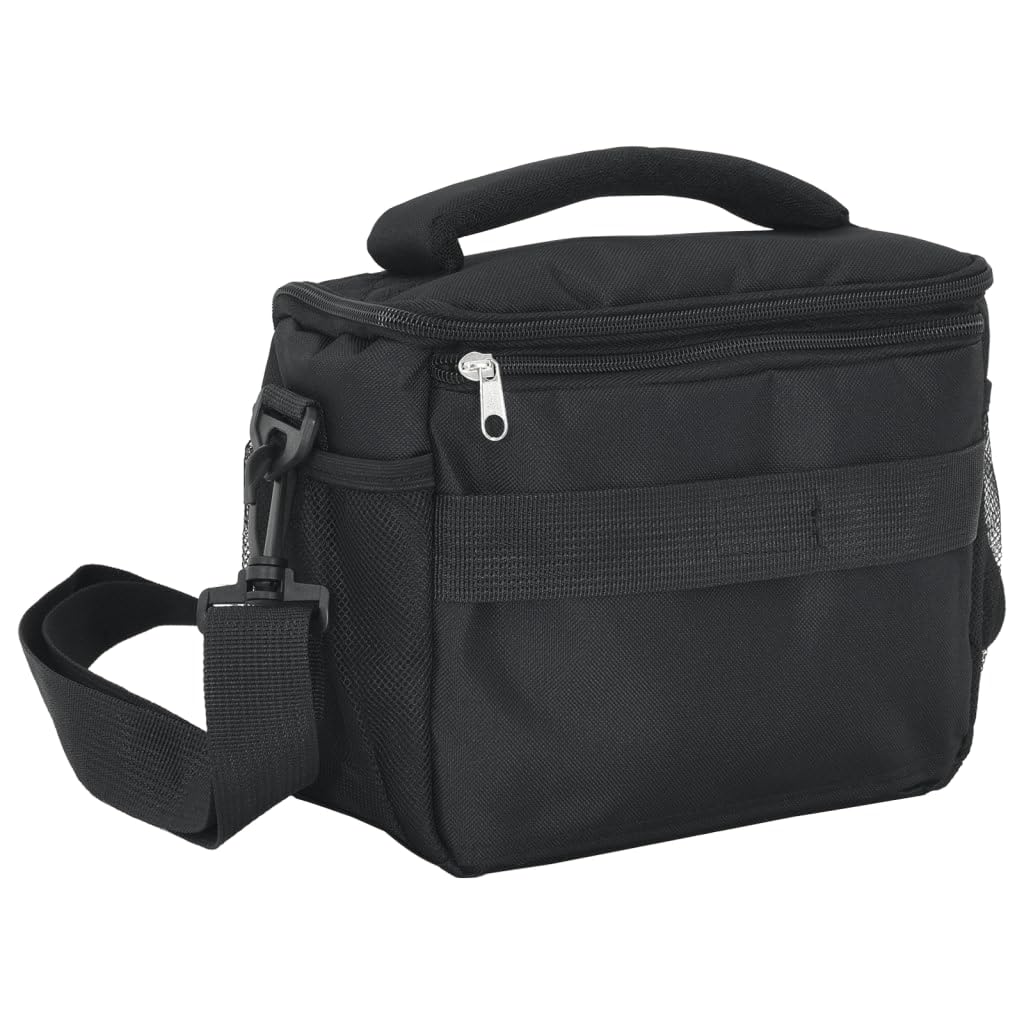Borsa per fotocamera in tessuto Oxford 600D con custodia impermeabile, imbottita e antiurto, con divisorio interno estraibile, tracolla regolabile, ideale per DSLR, fotocamera a sistema