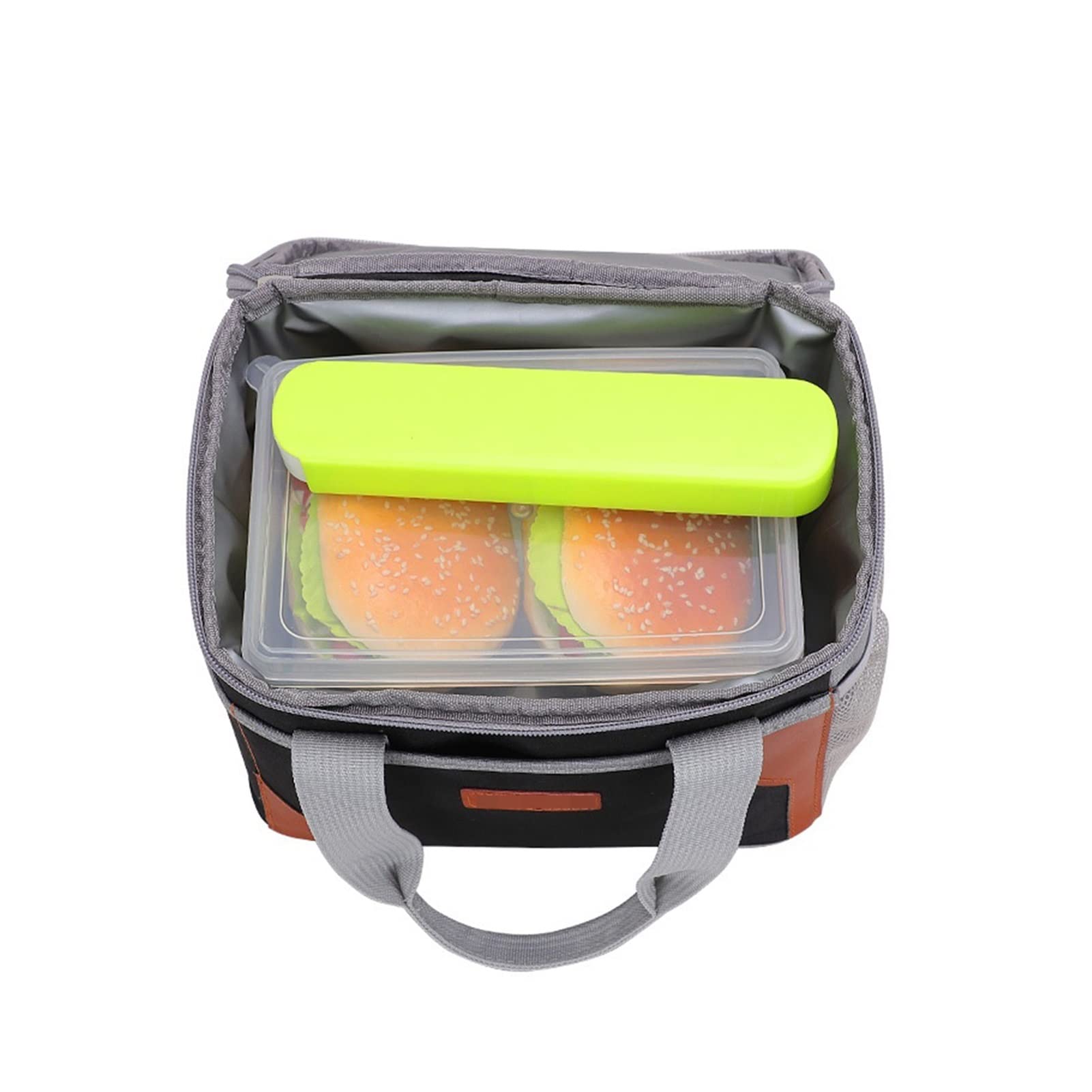 Plecak chłodzący 6L torba na lunch dla kobiet wodoodporna przenośna izolacja termiczna pudełko na lunch Tote Cooler pojemnik na obiad szkolna torba na żywność (różowa)