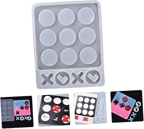 Miniatura 2 de Game Night Essential: molde manual de silicona blanco seguro para niños y niñas
