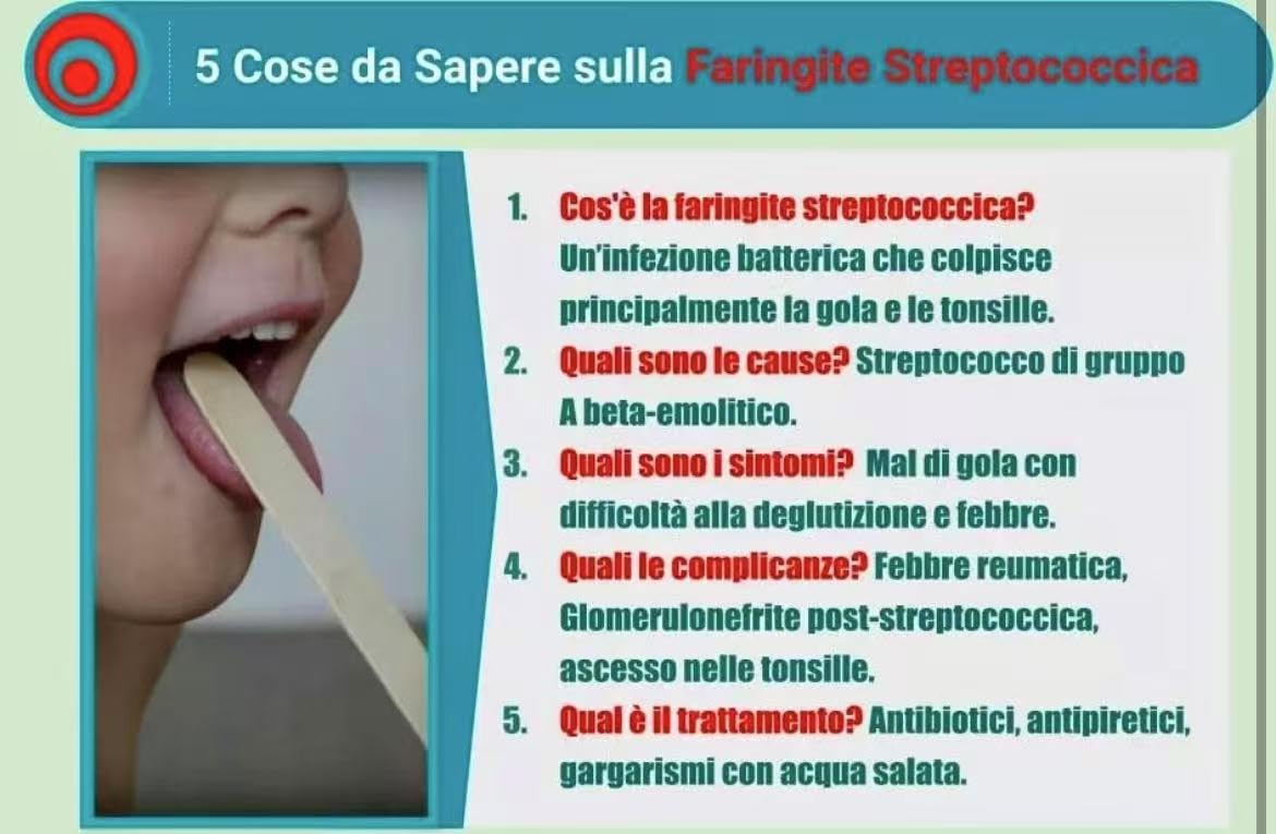 5pcs | Test rapide Streptocoque A || Tampon pharyngé pour la détection du streptocoque du groupe A || Facile à utiliser || Résultats rapides en 10 Minutes | Haute Précision