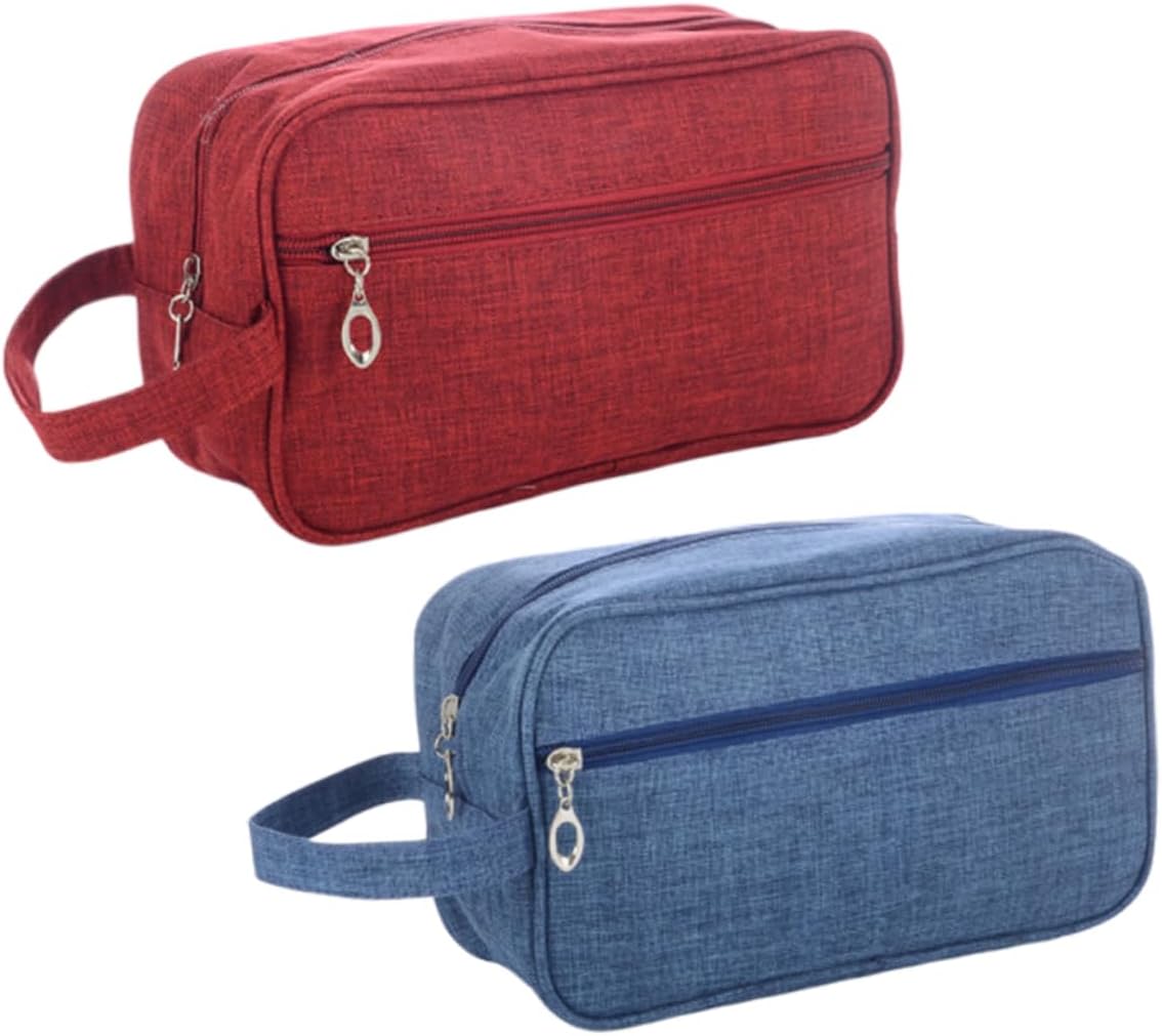 Ipetboom Travel Toiletry Bag Large Capacity Organizer for Toiletries and Cosmetics Multi-functional Hanging Storage Bag for Men and Women Durable Material