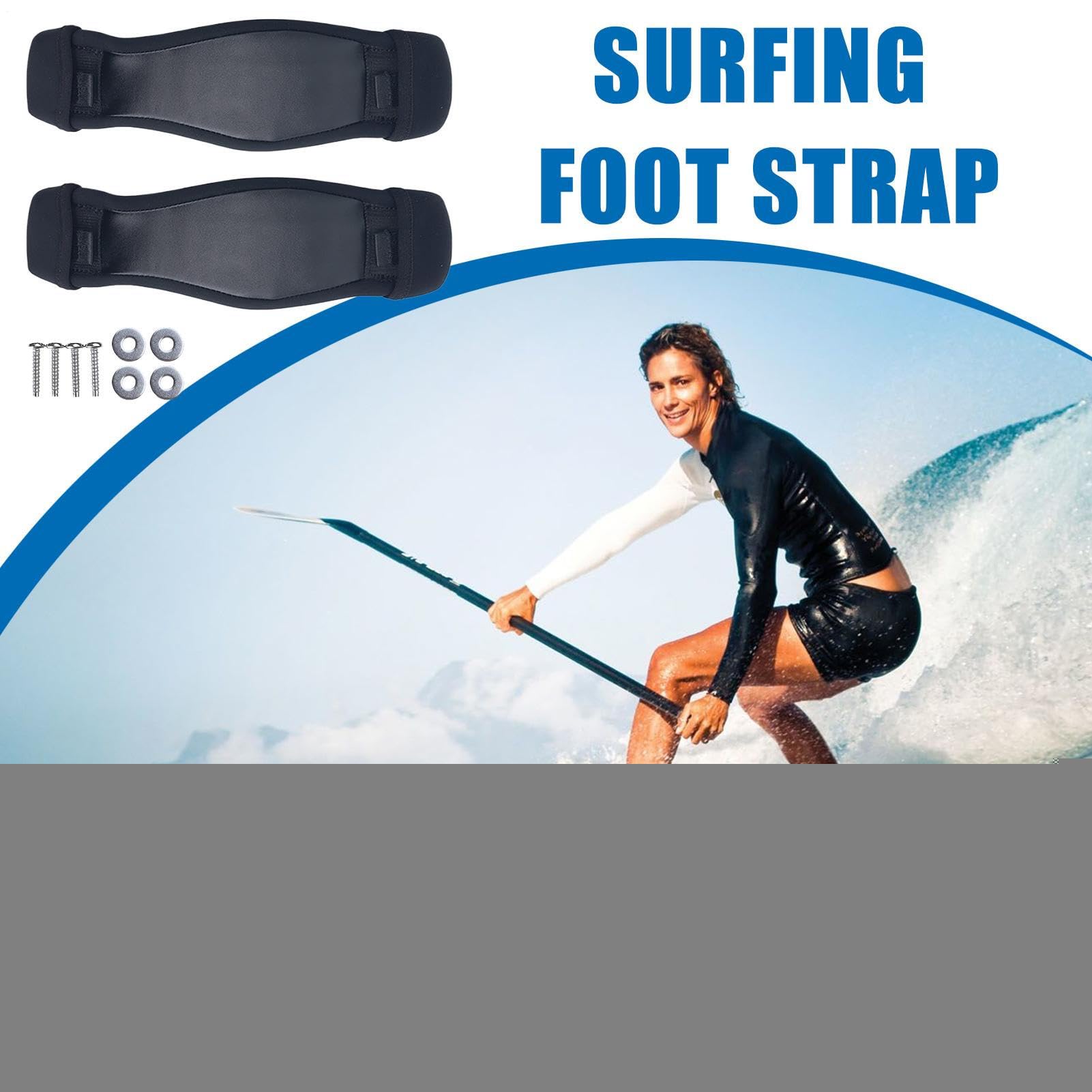 Générique Fußschlaufen für Kitesurfen, Surfbretter | Befestigungsgurt für Kitesurf-Pied, vielseitiges Surfbrett-Zubehör für fast alle Liebhaber von