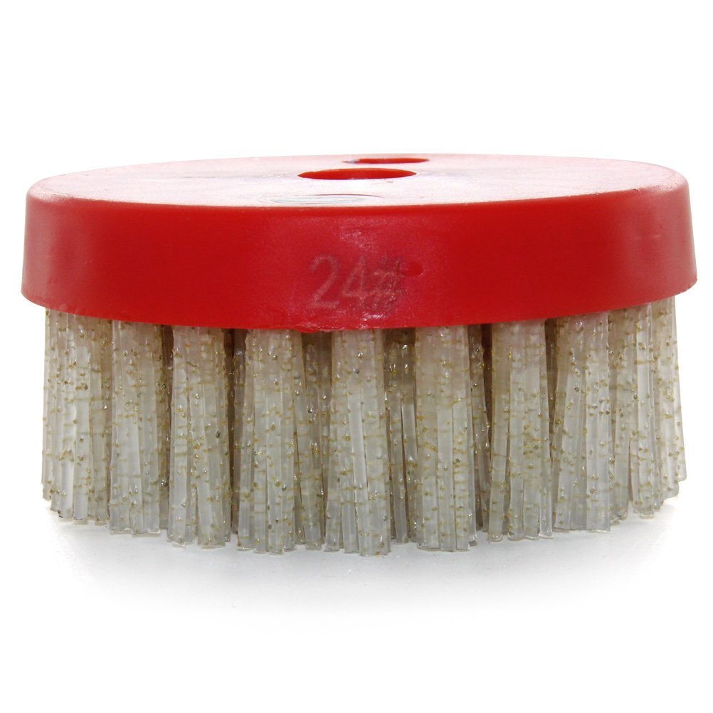 Easy Light 4 Inch Diamond Abrasive Round Strong Brush for Granite Marble Artificial Stone Grit 24