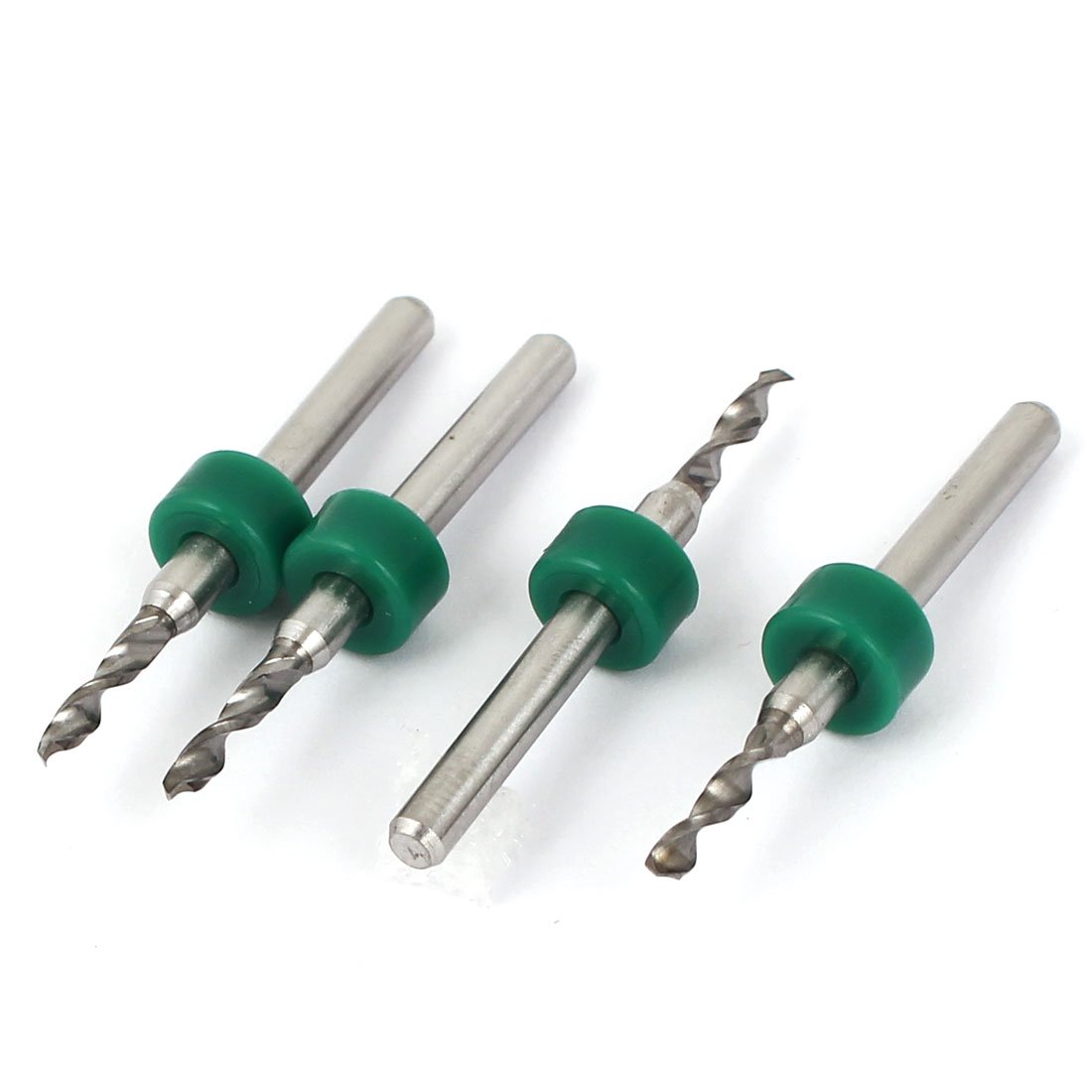 Aexit 2.1mm Cutting Fuses Dia Spiral Flute Carbide PCB Micro Drill Bit Woodworking PCB Fuses Tool 4PCS