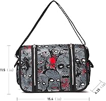 Amazon.com | Goth Y2K EMO Messenger Bag - Grunge Street
