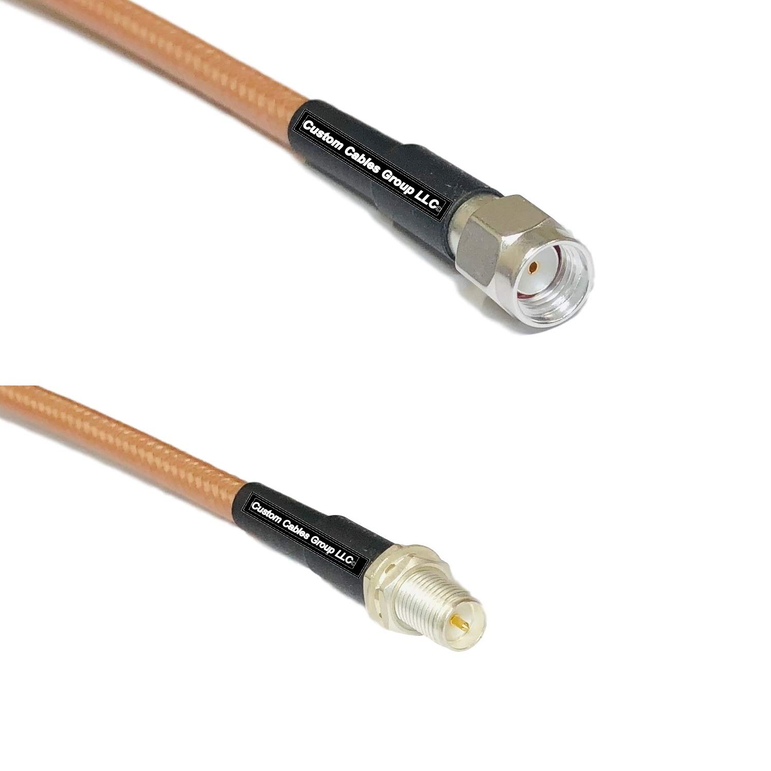 6 feet RG142 RP-SMA Male to RP-SMA Female RF Coaxial Cable