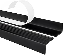 Stair Treads Non-Slip Corner Profile Self Adhesive PVC Rubber ND 1.1 m 40 x 25 mm