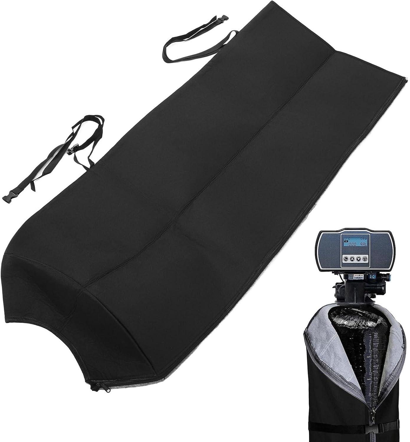 Water Softener Cover, Black, 13 * 54in, Water, Oxford Fabric