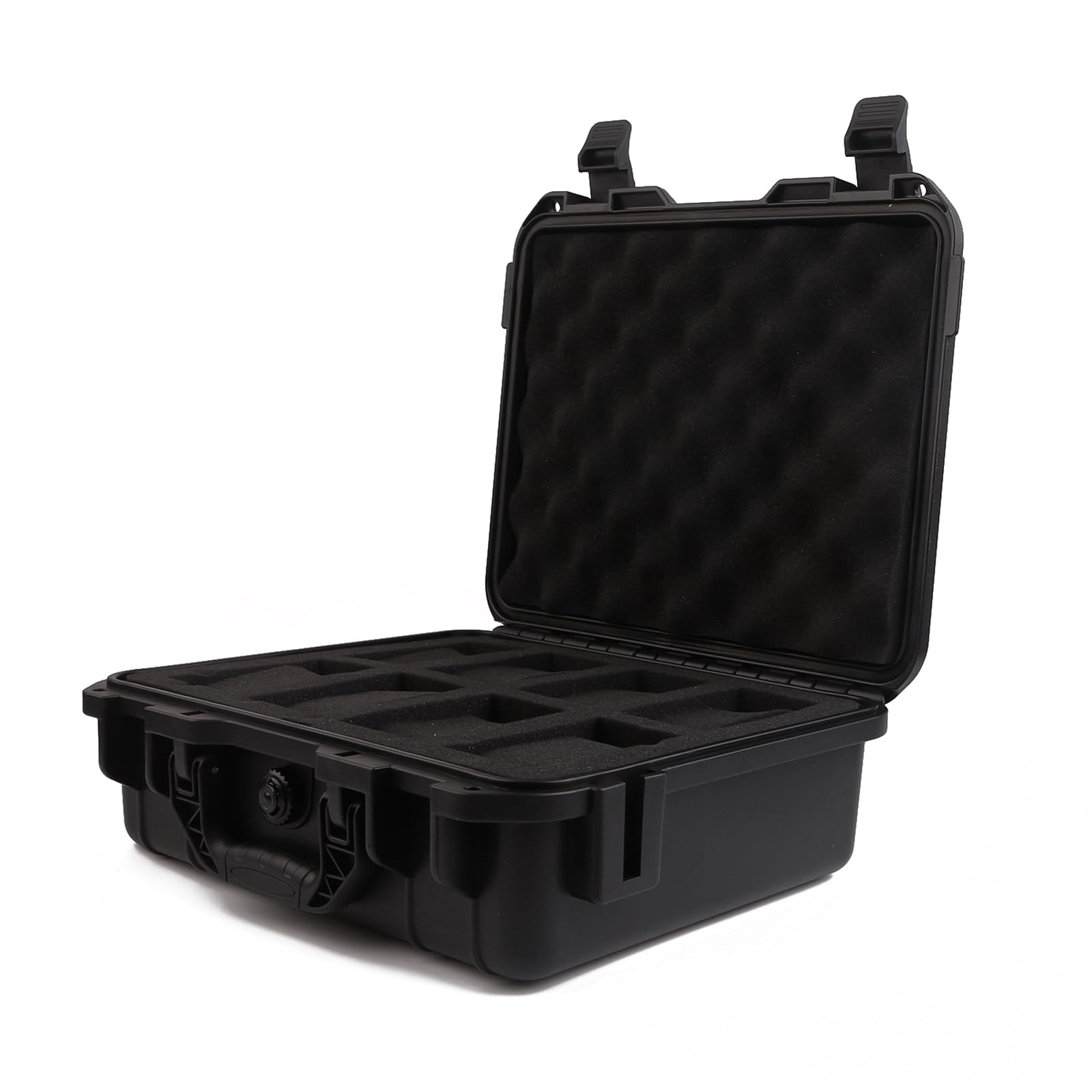 8 Slots Kunststoff Aufbewahrungskoffer Tragbare Reise Uhrengehäuse Handgefertigte Display Box Zubehör Organizer Boxen für Männer Frauen Stoßfeste Uhrenbox