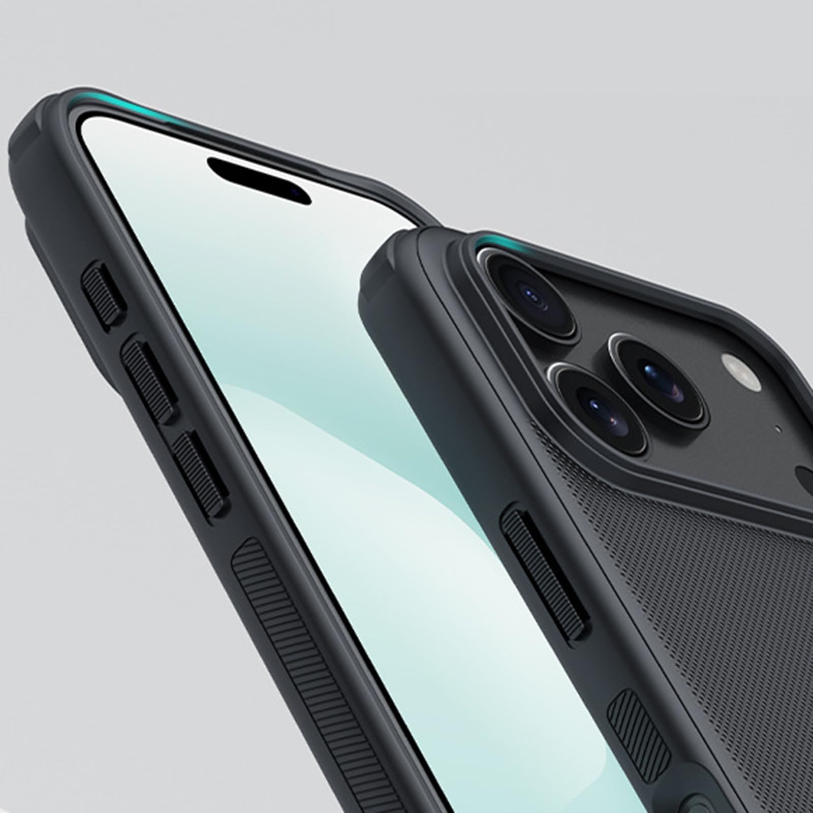 Magnetisch Hülle für iPhone 17 Pro Max/17 Pro/17 Air/17, Dünne Leichte Gefrostet rutschfest Schutzhülle Drahtlose Aufladung Handyhülle,Schwarz,17 Pro