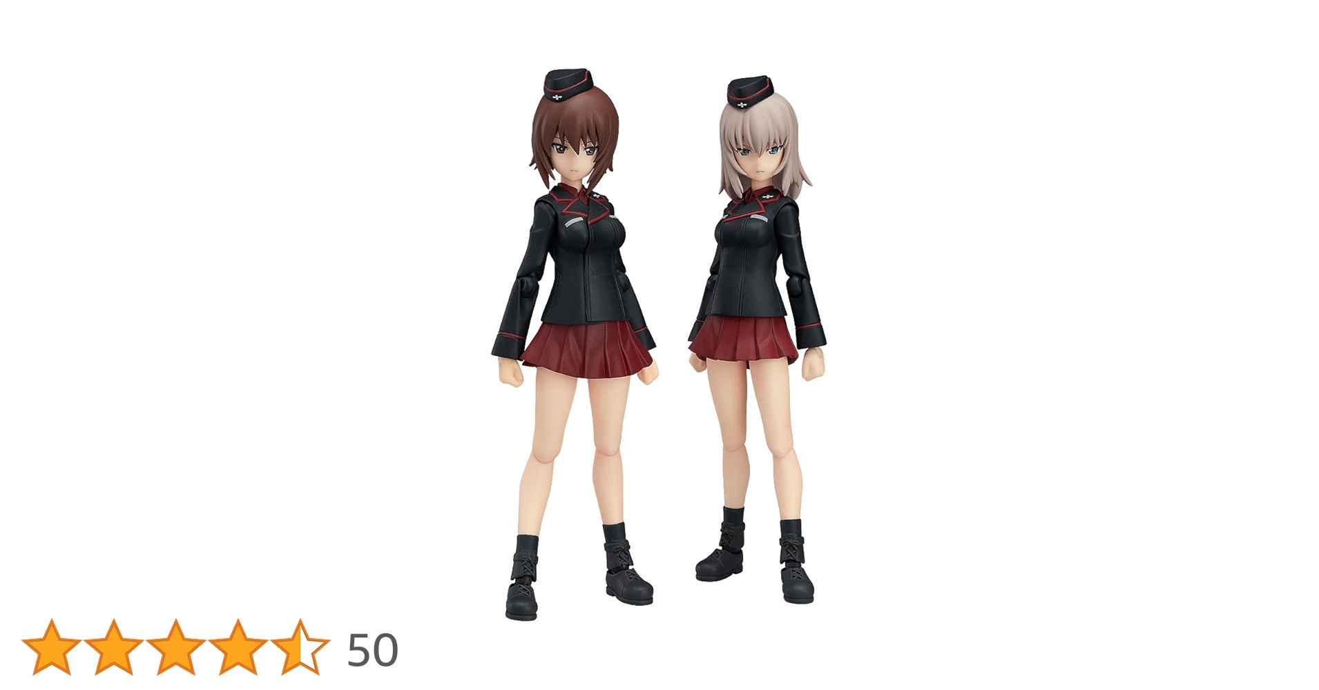 Amazon.co.jp: figma ガールズ&パンツァー 劇場版 西住まほ&逸見