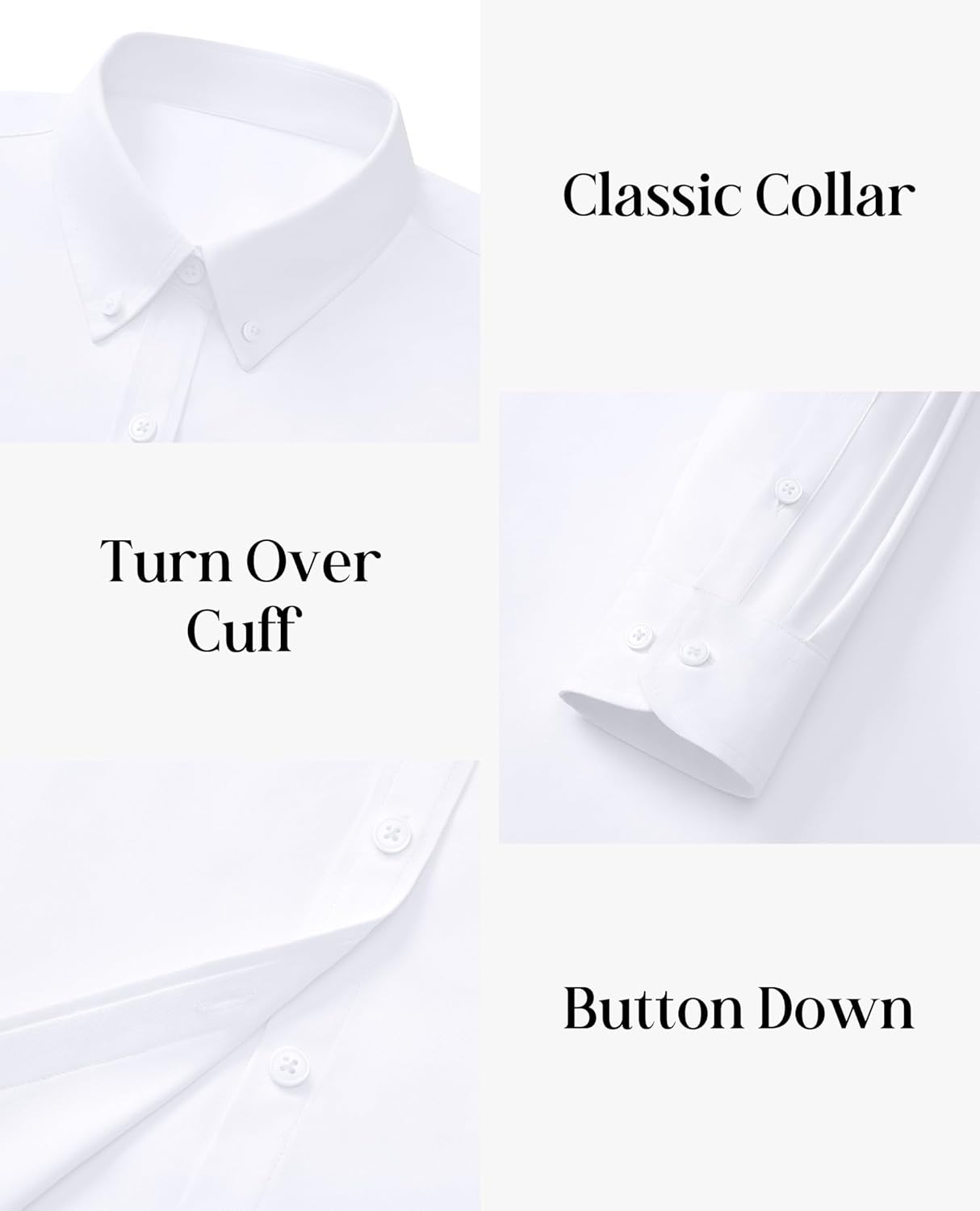 siliteelon Button Down Shirts Women Oxford Shirt Long Sleeve Stretch Dress Shirts Wrinkle Free Business Work Office Blouse - Image 5