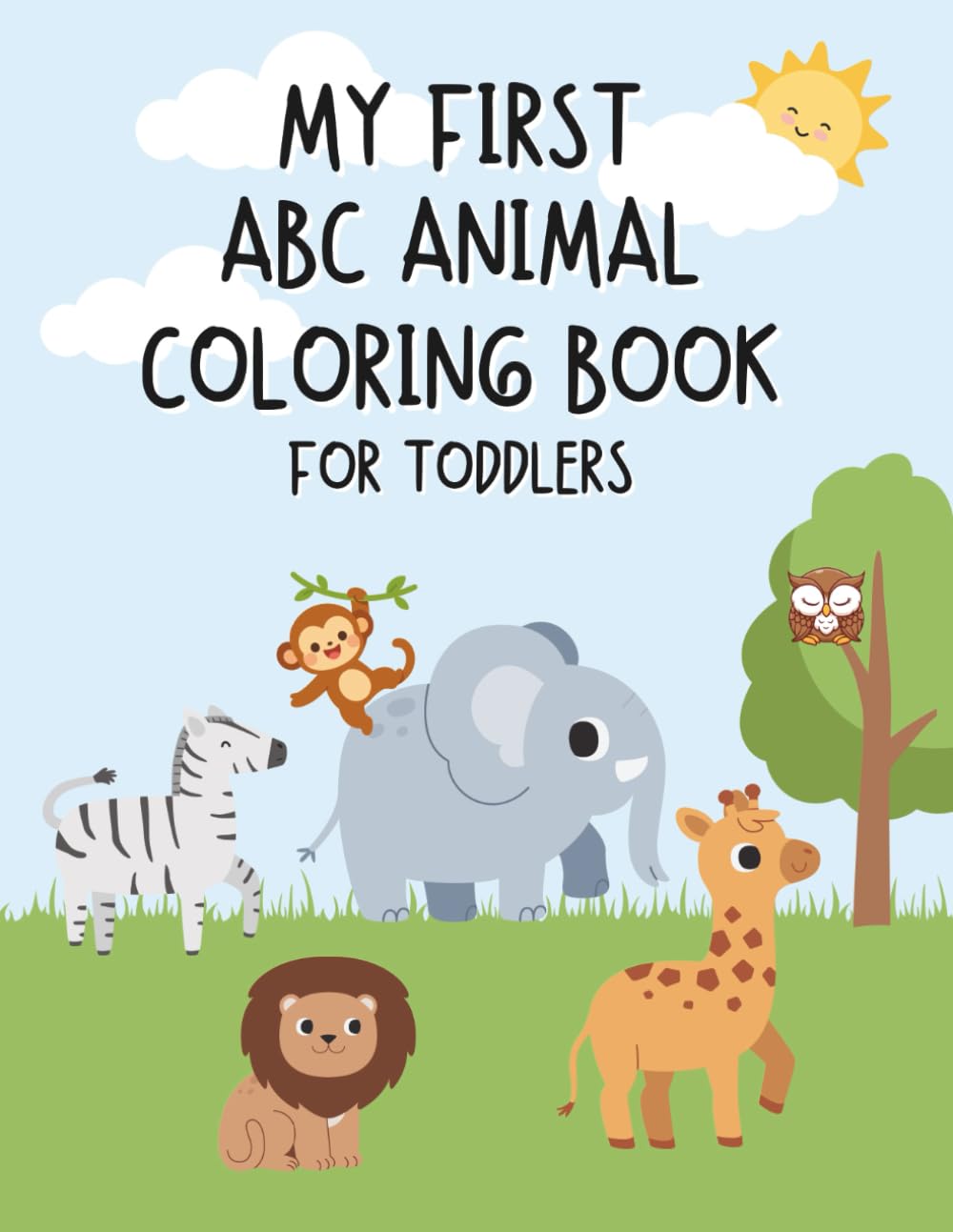 My First ABC Animal Coloring Book for Toddlers