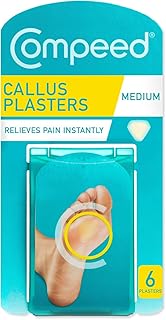 Compeed Callus Treatment Plaster 6 Pack - Hydrocolloid Gel for Natural Removal - Heal Fast